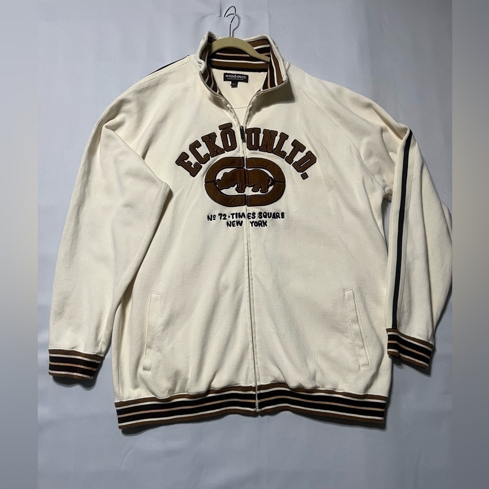 Vintage ECKO UNLTD. NO. 72-TIMES SQUARE NEW YORK MENS JACKET, SIZE XXXL.